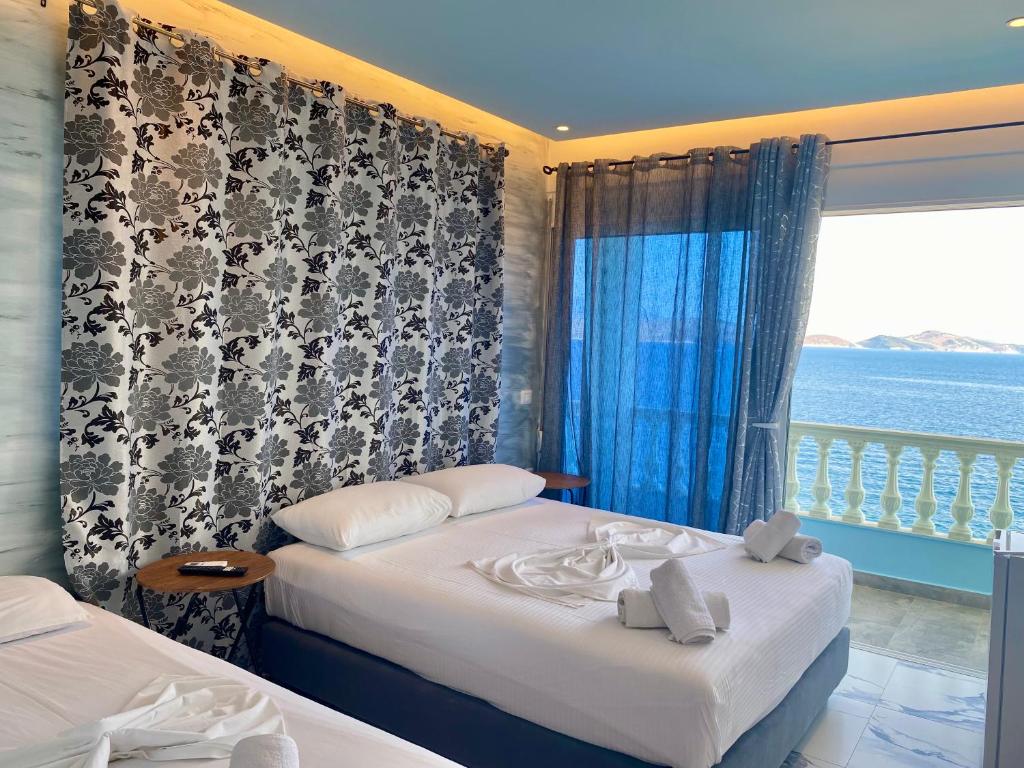 A triple sea-view room at Kalemi's